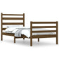 Bedframe Massief Grenenhout Honingbruin 100X200 Cm