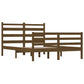 Bedframe Massief Grenenhout Honingbruin 120X200 Cm