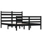 Bedframe Massief Grenenhout Zwart 140X200 Cm