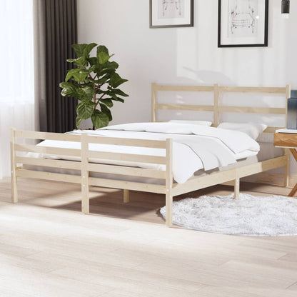 Bedframe Massief Grenenhout 150X200 Cm 5Ft King Size