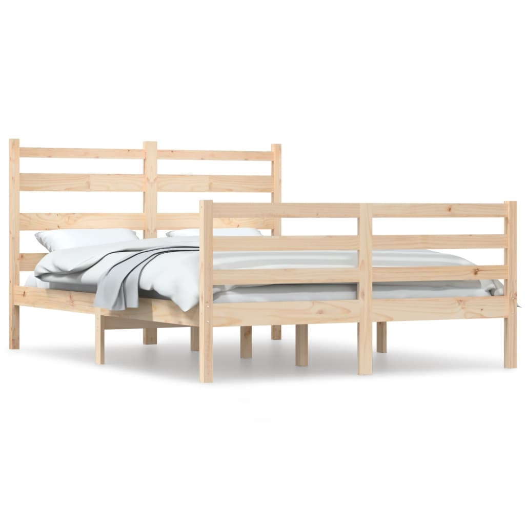 Bedframe Massief Grenenhout 160X200 Cm