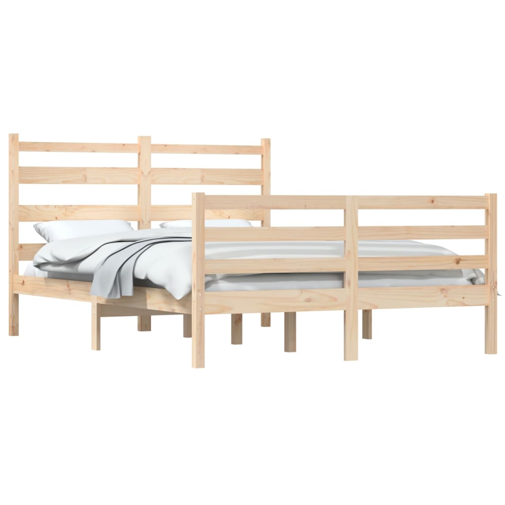Bedframe Massief Grenenhout 160X200 Cm