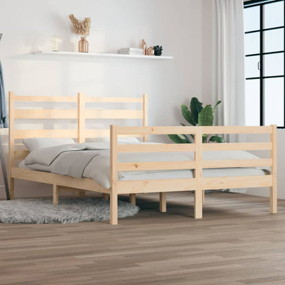 Bedframe Massief Grenenhout 160X200 Cm