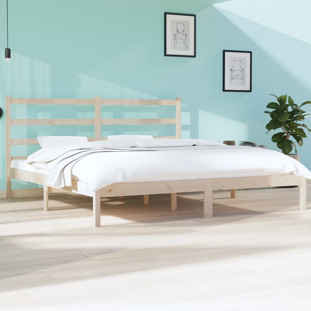 Bedframe Massief Grenenhout 180X200 Cm 6Ft Super King