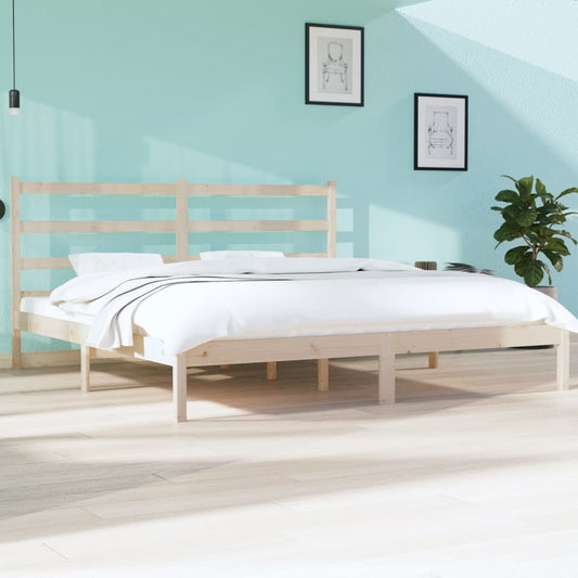 Bedframe Massief Grenenhout 180X200 Cm 6Ft Super King