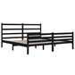 Bedframe Massief Grenenhout Zwart 180X200 Cm 6Ft Super King