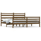 Bedframe Massief Grenenhout Honingbruin 200X200 Cm