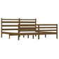 Bedframe Massief Grenenhout Honingbruin 200X200 Cm