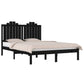 Bedframe Massief Grenenhout Zwart 120X190 Cm 4Ft Small Double