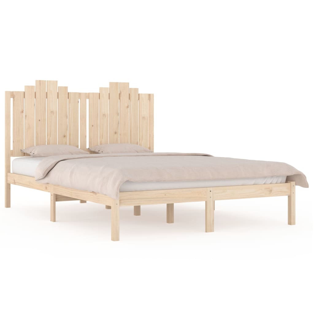 Bedframe Massief Grenenhout 135X190 Cm 4Ft6 Double