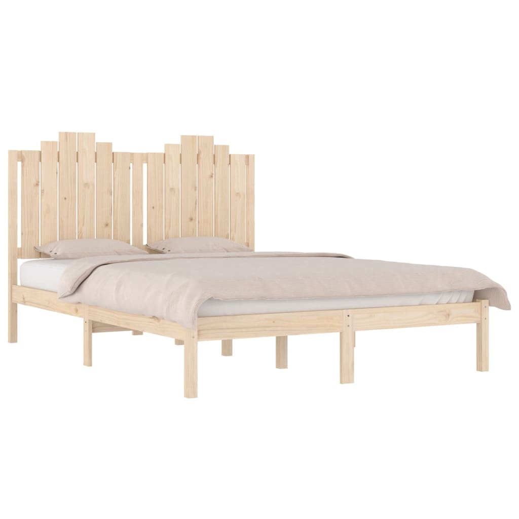Bedframe Massief Grenenhout 135X190 Cm 4Ft6 Double