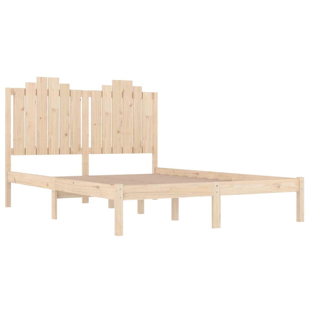 Bedframe Massief Grenenhout 135X190 Cm 4Ft6 Double