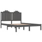 Bedframe Massief Grenenhout Grijs 140X190 Cm