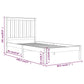 Bedframe Grenenhout Honingbruin 75X190 Cm 2Ft6 Small Single