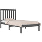 Bedframe Massief Grenenhout Grijs 90X190 Cm 3Ft Single