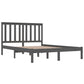 Bedframe Massief Grenenhout Grijs 135X190 Cm 4Ft6 Double