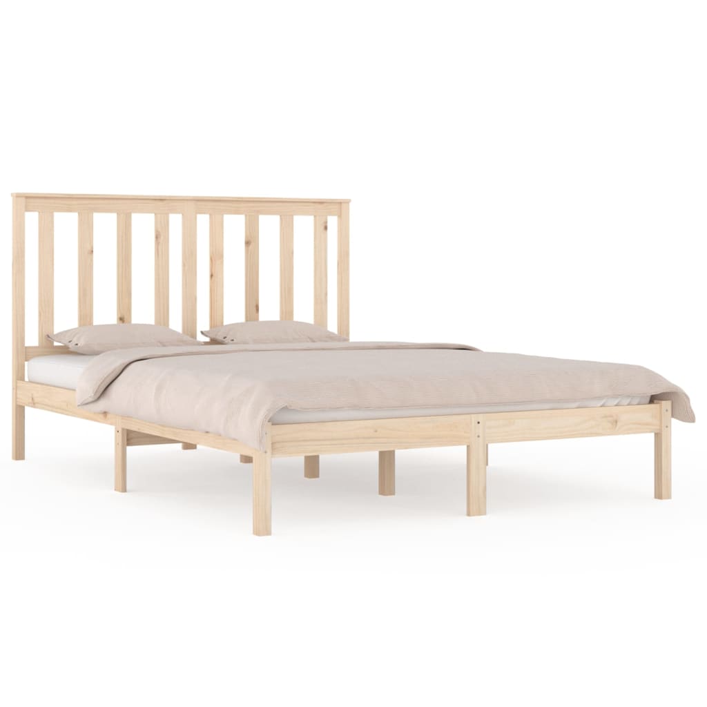 Bedframe Massief Grenenhout 120X200 Cm