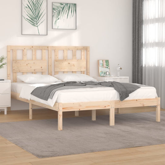 Bedframe Massief Grenenhout 120X190 Cm 4Ft Small Double