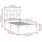 Bedframe Massief Grenenhout Zwart 90X190 Cm 3Ft Single