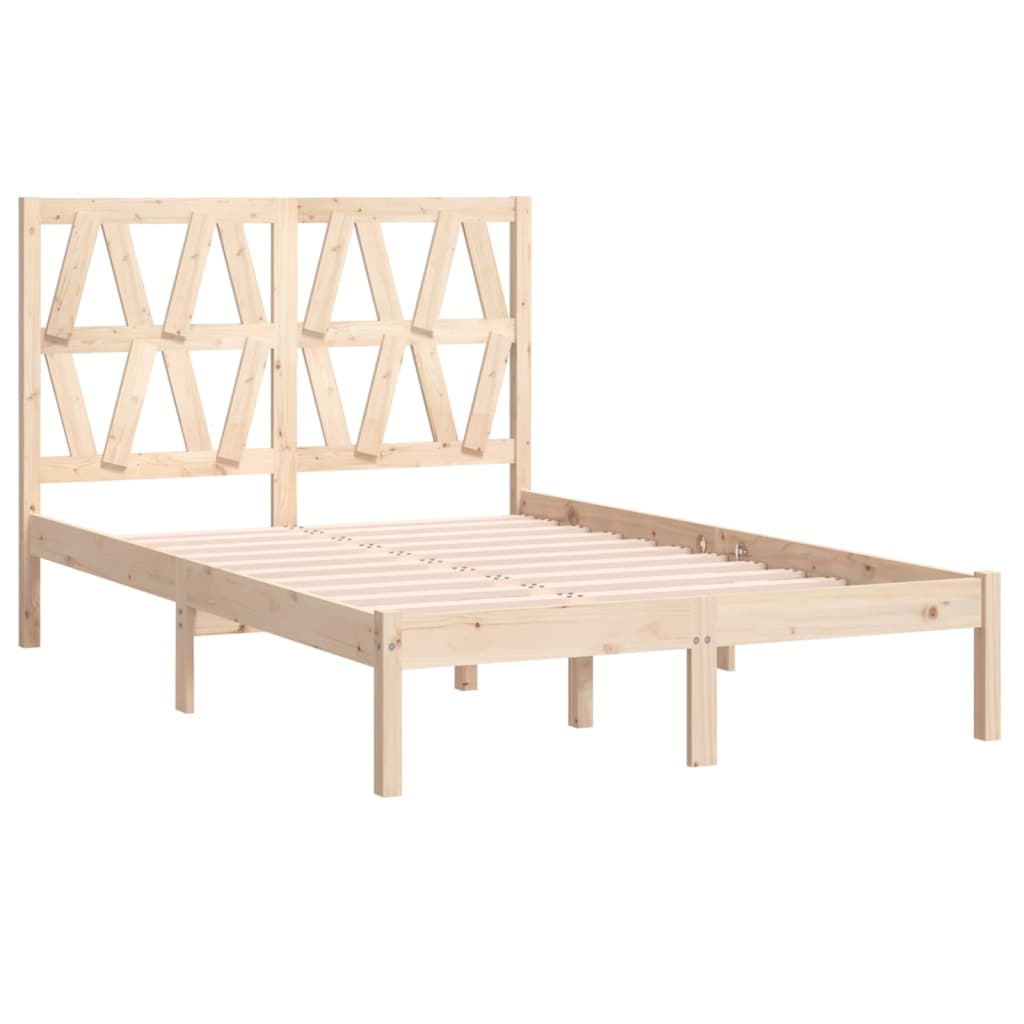 Bedframe Massief Grenenhout 140X190 Cm