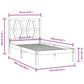 Bedframe Massief Grenenhout Zwart 90X200 Cm