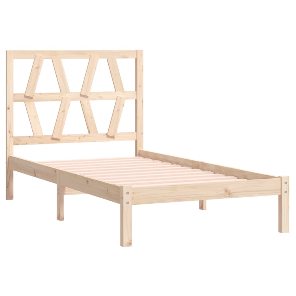 Bedframe Massief Grenenhout 100X200 Cm