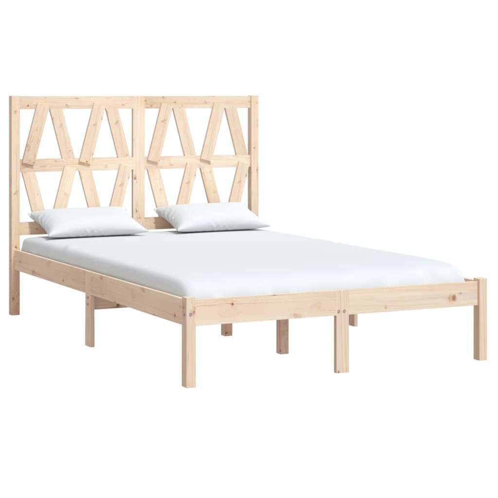 Bedframe Massief Grenenhout 140X200 Cm