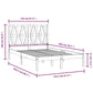 Bedframe Massief Grenenhout Zwart 150X200 Cm 5Ft King Size