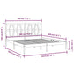 Bedframe Massief Grenenhout 180X200 Cm 6Ft Super King