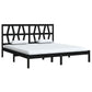 Bedframe Massief Grenenhout Zwart 180X200 Cm 6Ft Super King
