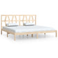 Bedframe Massief Grenenhout 200X200 Cm