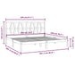 Bedframe Massief Grenenhout Zwart 200X200 Cm