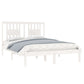 Bedframe Massief Hout Wit 120X190 Cm 4Ft Small Double