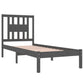 Bedframe Massief Grenenhout Grijs 90X200 Cm