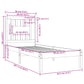 Bedframe Massief Grenenhout Honingbruin 90X200 Cm
