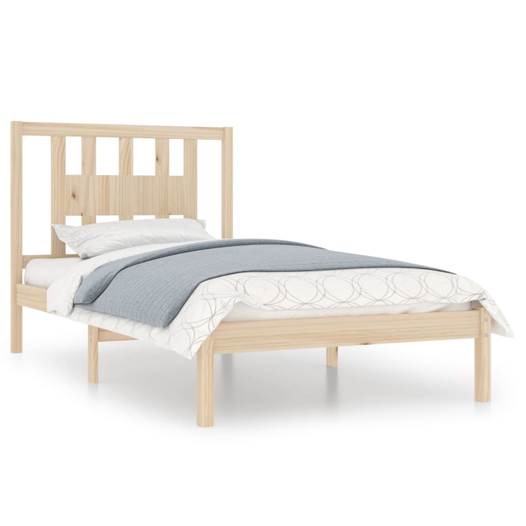 Bedframe Massief Grenenhout 100X200 Cm