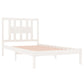 Bedframe Massief Grenenhout Wit 100X200 Cm
