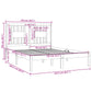 Bedframe Massief Grenenhout Zwart 120X200 Cm