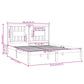 Bedframe Massief Hout Zwart 150X200 Cm 5Ft King Size