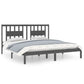 Bedframe Massief Hout Grijs 180X200 Cm 6Ft Super King