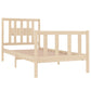 Bedframe Massief Hout 75X190 Cm 2Ft6 Small Single