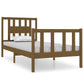 Bedframe Massief Hout Honingbruin 75X190 Cm 2Ft6 Small Single