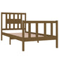 Bedframe Massief Hout Honingbruin 75X190 Cm 2Ft6 Small Single