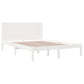 Bedframe Massief Grenenhout Wit 140X190 Cm