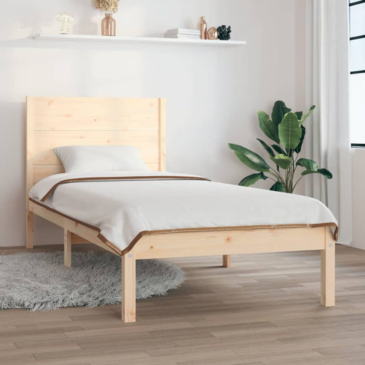 Bedframe Massief Grenenhout 100X200 Cm