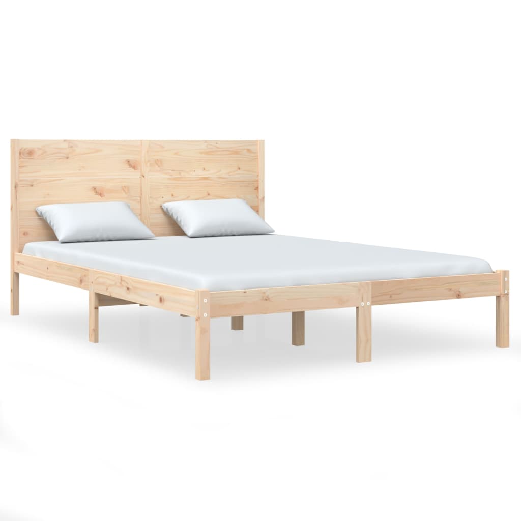 Bedframe Massief Grenenhout 140X200 Cm