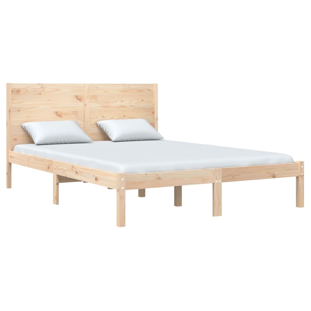 Bedframe Massief Grenenhout 140X200 Cm