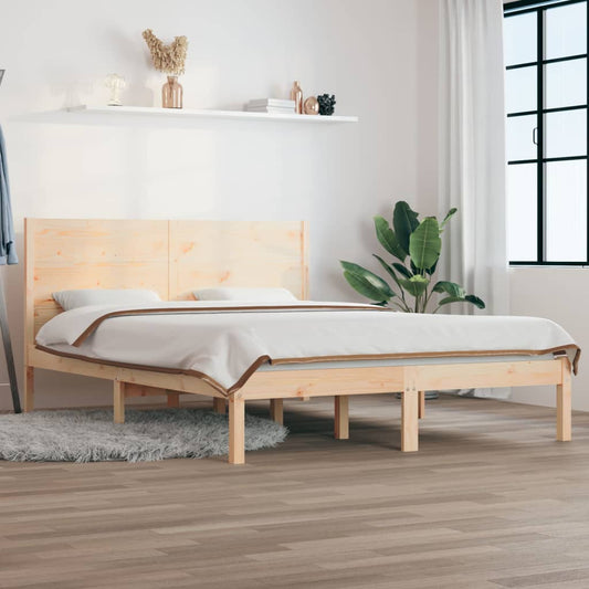 Bedframe Massief Grenenhout 140X200 Cm