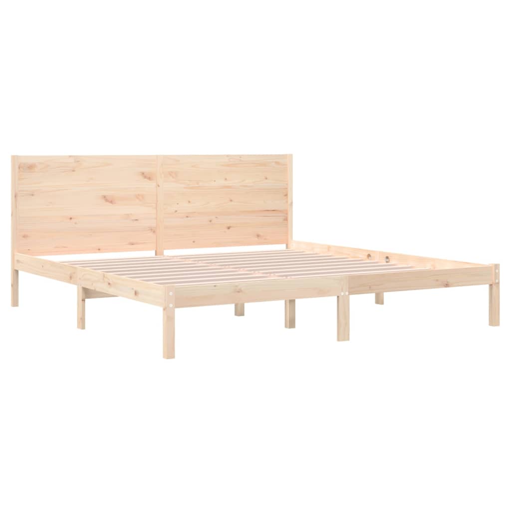 Bedframe Massief Hout 180X200 Cm 6Ft Super King