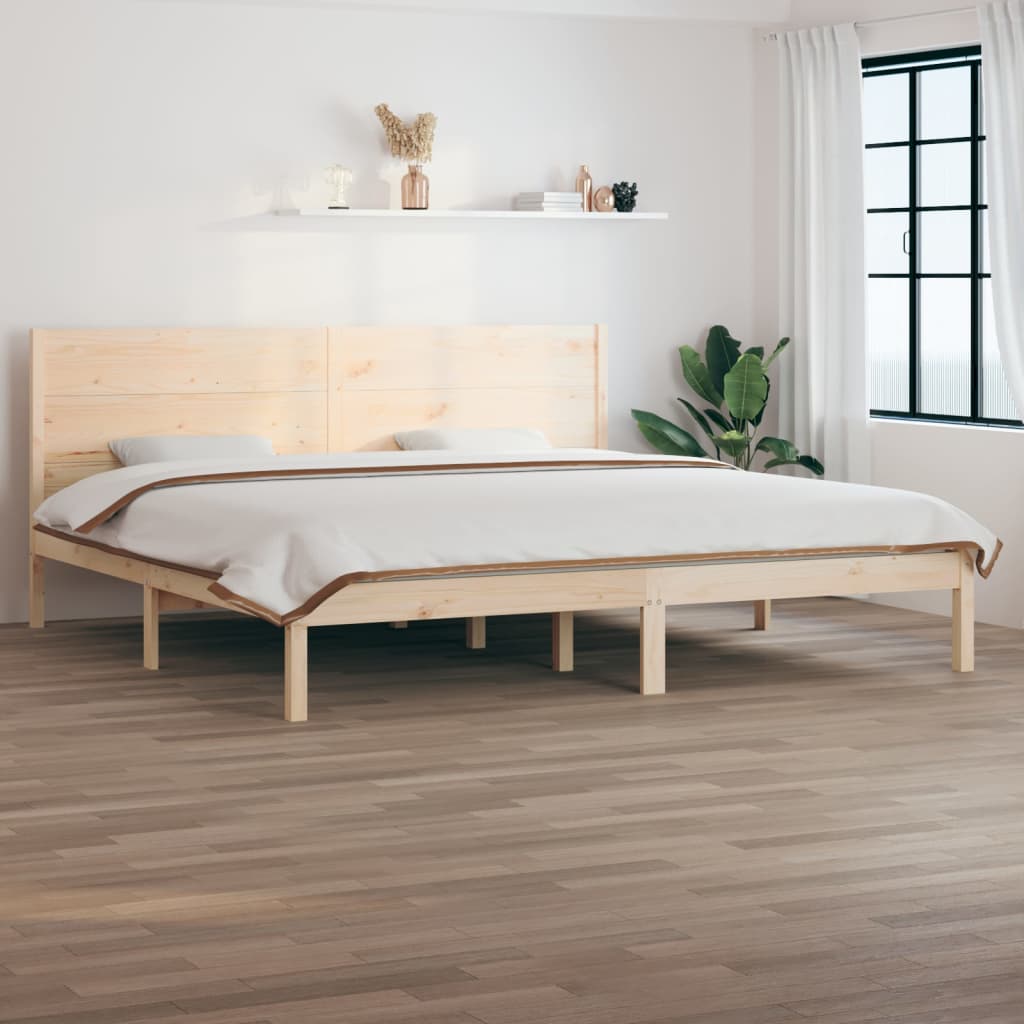 Bedframe Massief Hout 180X200 Cm 6Ft Super King